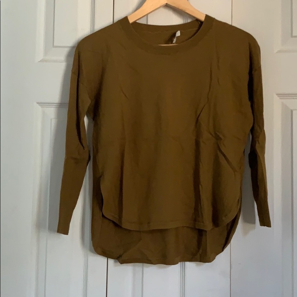 Madewell Wool Sweater Burnt Sienna XXS